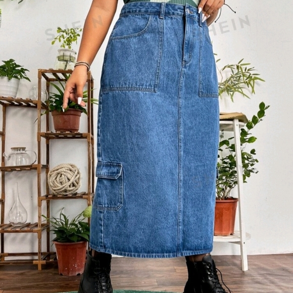 Denim Skirt - Picture 3 of 7